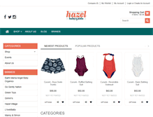 Tablet Screenshot of hazelbaby.com